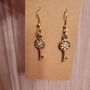 Key drop earrings
